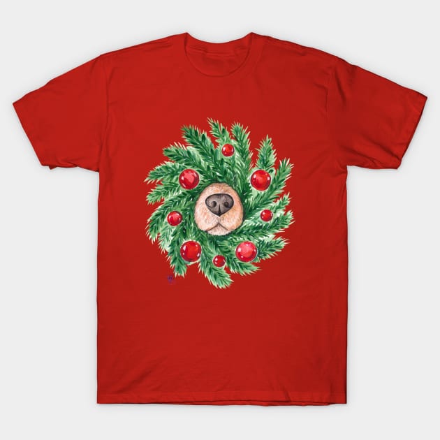 Funny Christmas Dog T-Shirt by Viper Unconvetional Concept